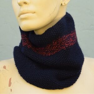 Handmade Knitted Wool Snood Scarf